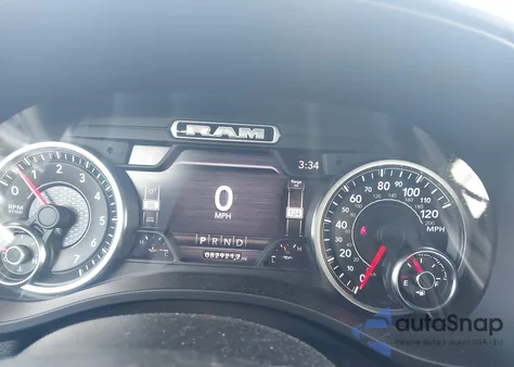 2020 Ram 1500 Big Horn 4X4 5'7 Box из США, поврежденный, VIN 1C6SRFFT6LN206697